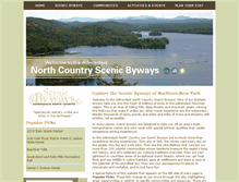 Tablet Screenshot of adirondackscenicbyways.org